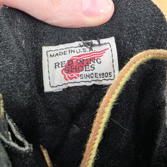 Red Wing Shoes Mens #699 LoggerMax Soft Toe Logger Leather Work Boots Size 8.5 - Picture 11 of 12